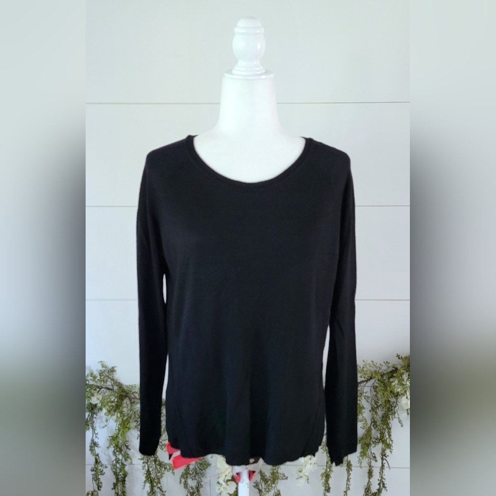 Philosophy Lightweight Fine Knit Hi-Lo Tunic Sweater